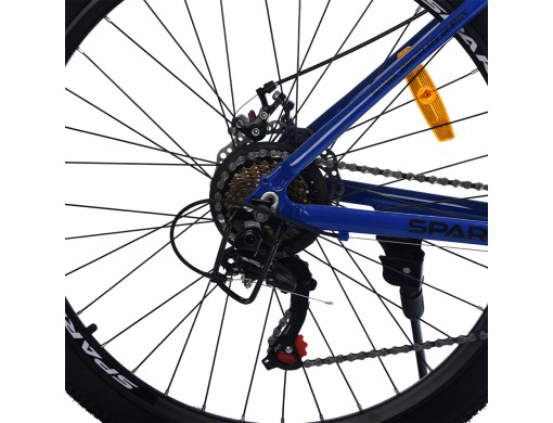 Велосипед SPARK LINE (колеса - 27,5", алюмінієва рама - 17") чорний з синім