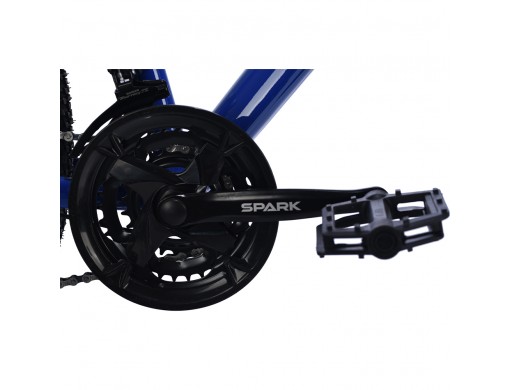 Велосипед SPARK LINE (колеса - 27,5", алюмінієва рама - 17") чорний з синім