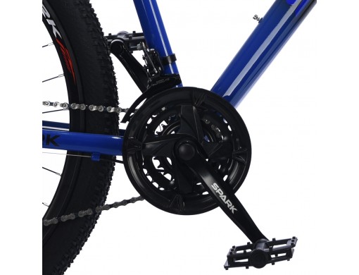 Велосипед SPARK LINE (колеса - 27,5", алюмінієва рама - 17") чорний з синім