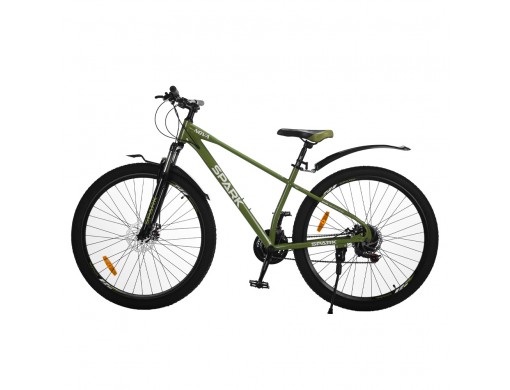 Велосипед SPARK NOVA (колеса - 29", сталева рама - 17") оливковий