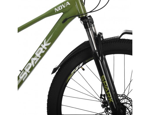 Велосипед SPARK NOVA (колеса - 29", сталева рама - 17") оливковий