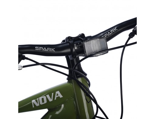 Велосипед SPARK NOVA (колеса - 29", сталева рама - 17") оливковий