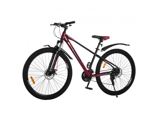 Велосипед SPARK NOVA (колеса - 29", сталева рама - 17") вишневий з чорним