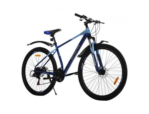 Велосипед SPARK NOVA (колеса - 29", сталева рама - 19") темно-синій з блакитним