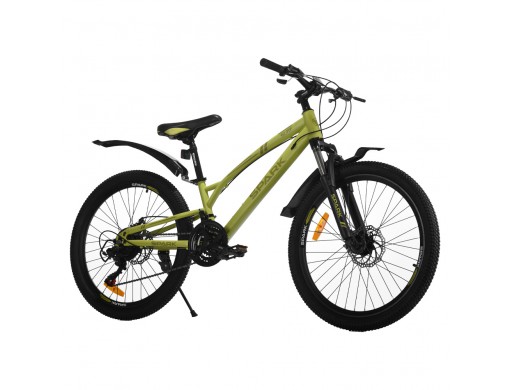 Велосипед SPARK SURF (колеса - 24", сталева рама - 11") салатовий