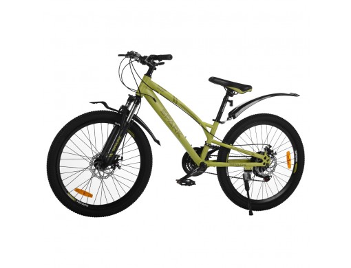 Велосипед SPARK SURF (колеса - 24", сталева рама - 11") салатовий