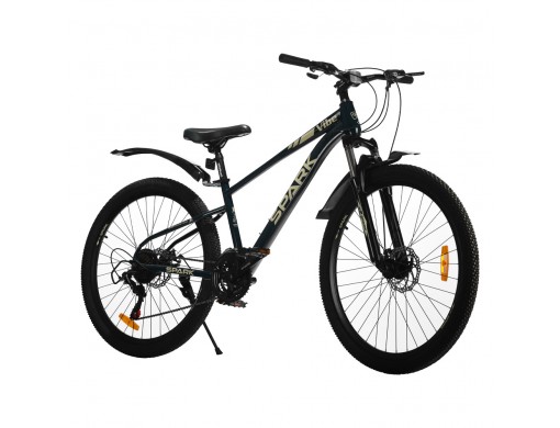 Велосипед SPARK VIBE (колеса - 27,5", сталева рама - 15") темно-зелений
