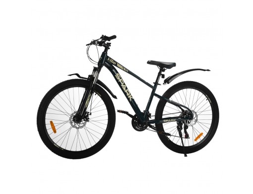 Велосипед SPARK VIBE (колеса - 27,5", сталева рама - 15") темно-зелений