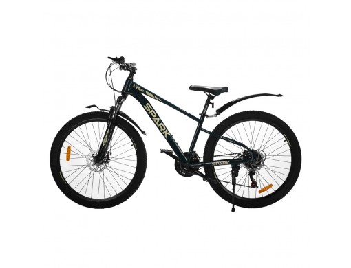 Велосипед SPARK VIBE (колеса - 27,5", сталева рама - 15") темно-зелений
