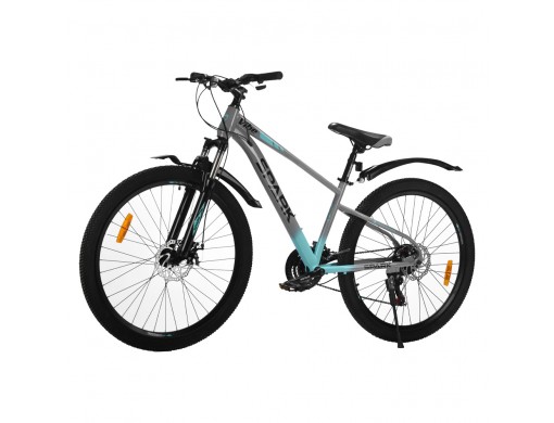 Велосипед SPARK VIBE (колеса - 27,5", сталева рама - 15") сірий з бірюзовим