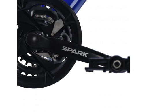 Велосипед SPARK VIBE (колеса - 27,5", сталева рама - 17") чорний з синім