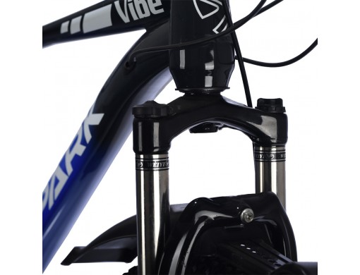 Велосипед SPARK VIBE (колеса - 27,5", сталева рама - 17") чорний з синім