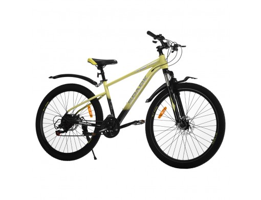Велосипед SPARK VIBE (колеса - 27,5", сталева рама - 17") лаймовий з чорним
