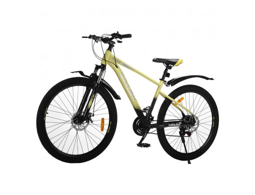 Велосипед SPARK VIBE (колеса - 27,5", сталева рама - 17") лаймовий з чорним
