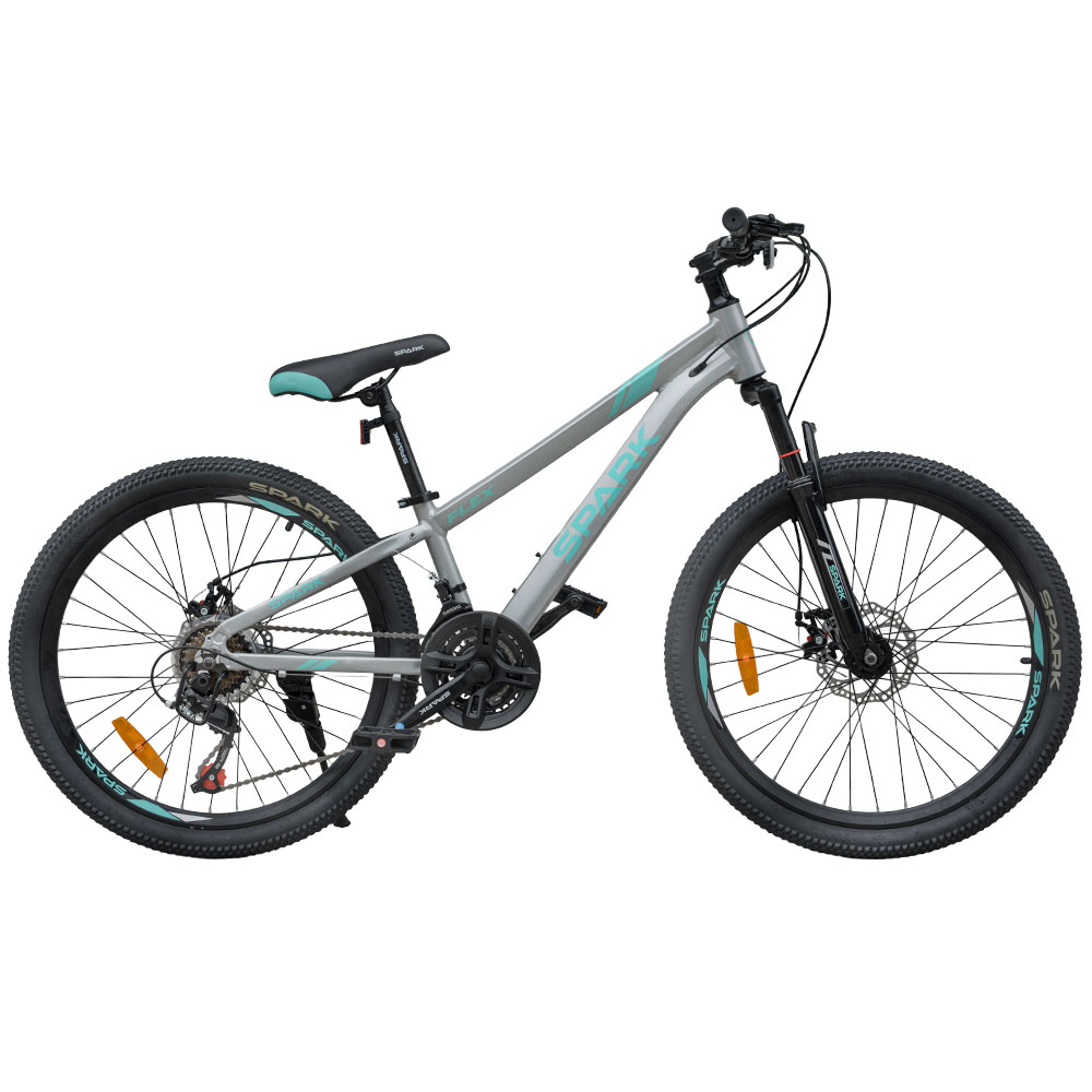 Велосипед SPARK FLEX (колеса - 24", алюмінієва рама - 11") сірий