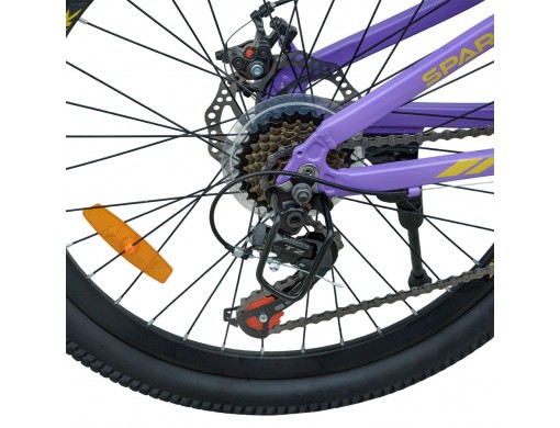 Велосипед SPARK FLEX (колеса - 24", алюмінієва рама - 11") бузковий