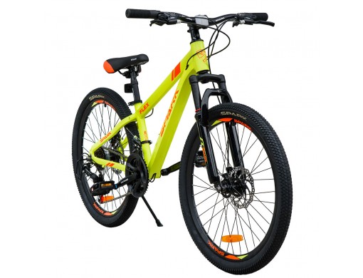 Велосипед SPARK FLEX (колеса - 24", алюмінієва рама - 12") неоново-жовтий