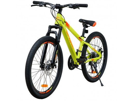 Велосипед SPARK FLEX (колеса - 24", алюмінієва рама - 12") неоново-жовтий