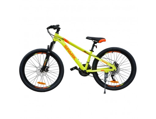 Велосипед SPARK FLEX (колеса - 24", алюмінієва рама - 12") неоново-жовтий