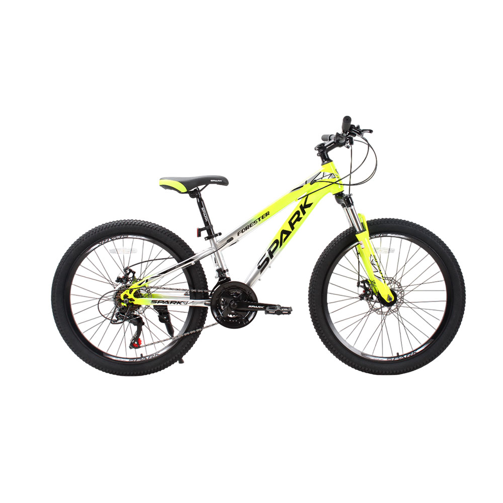 Купить Велосипед SPARK FORESTER JR. (колеса - 24", сталева рама - 11") жовтий із сірим