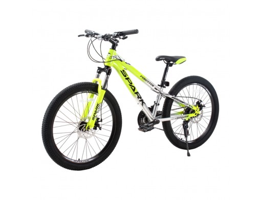 Велосипед SPARK FORESTER JR. (колеса - 24", сталева рама - 11") жовтий із сірим