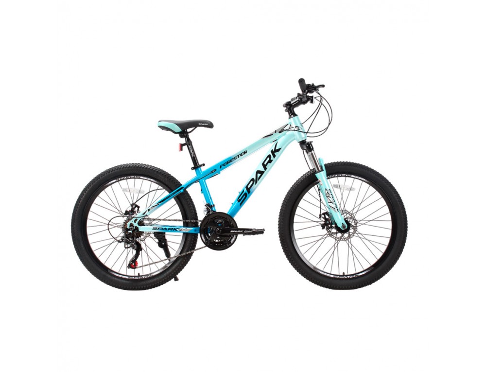 Велосипед SPARK FORESTER JR. (колеса - 24", сталева рама - 13") блакитний з бірюзовим