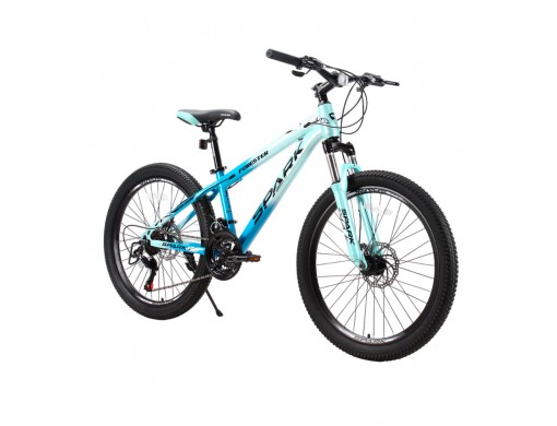 Велосипед SPARK FORESTER JR. (колеса - 24", сталева рама - 13") блакитний з бірюзовим