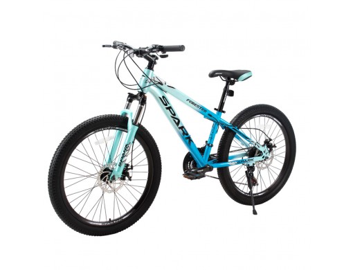Велосипед SPARK FORESTER JR. (колеса - 24", сталева рама - 13") блакитний з бірюзовим