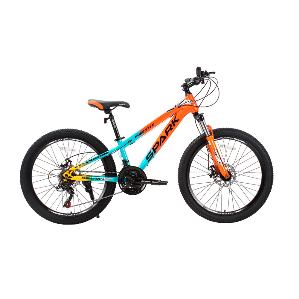 Купить Велосипед SPARK FORESTER JR. (колеса - 24", сталева рама - 11") оранжевий з чорним