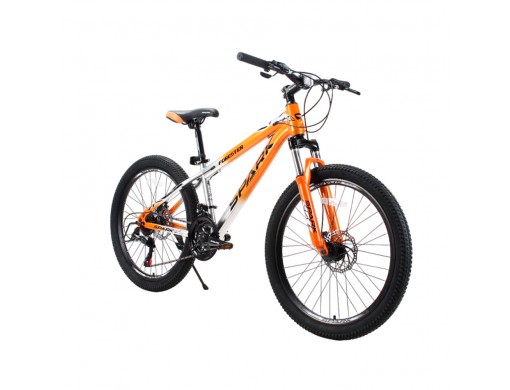 Велосипед SPARK FORESTER JR. (колеса - 24", сталева рама - 13") оранжевий з сірим