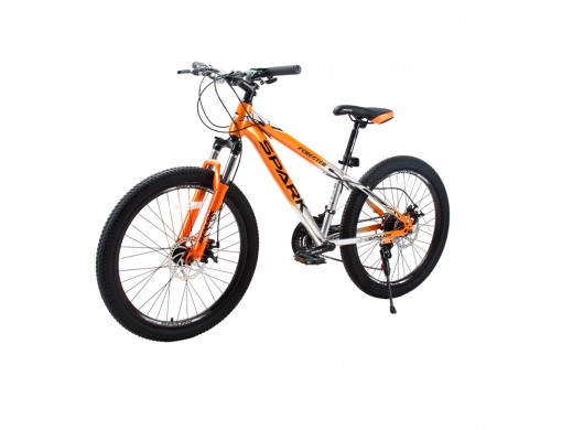 Велосипед SPARK FORESTER JR. (колеса - 24", сталева рама - 13") оранжевий з сірим
