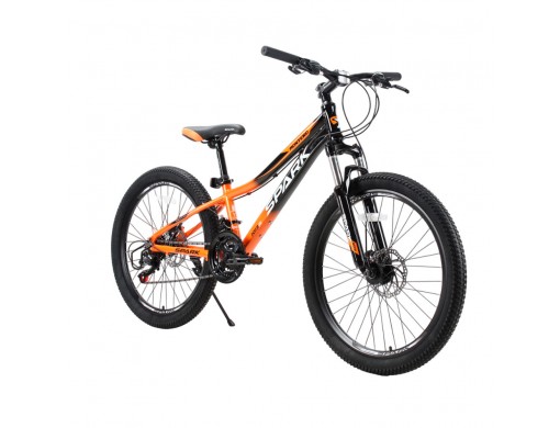 Велосипед SPARK MONTERO JR. (колеса - 24", алюмінієва рама - 11") оранжевий з чорним