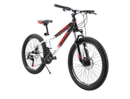 Велосипед SPARK MONTERO JR. (колеса - 24", алюмінієва рама - 13") білий з чорним