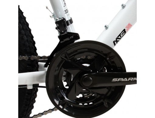 Велосипед SPARK MONTERO JR. (колеса - 24", алюмінієва рама - 13") білий з чорним