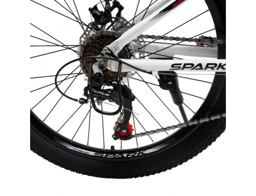 Велосипед SPARK MONTERO JR. (колеса - 24", алюмінієва рама - 13") білий з чорним