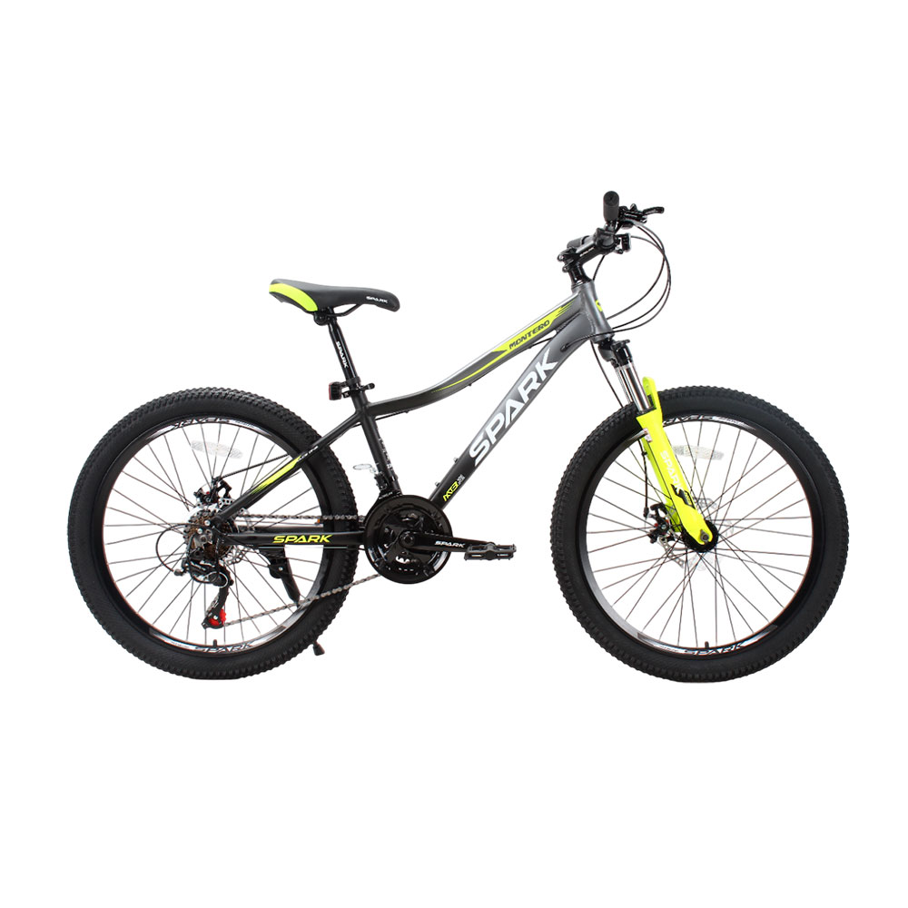 Купить Велосипед SPARK MONTERO JR. (колеса - 24", алюмінієва рама - 13") чорний із сірим