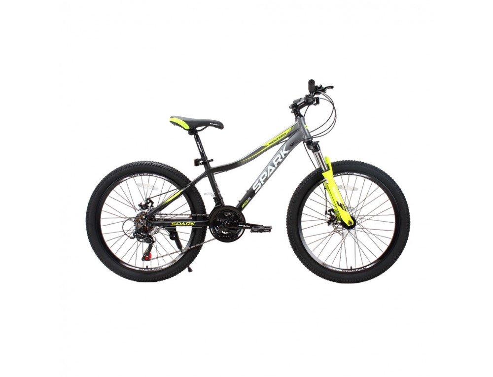Велосипед SPARK MONTERO JR. (колеса - 24", алюмінієва рама - 13") чорний із сірим