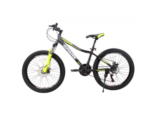 Велосипед SPARK MONTERO JR. (колеса - 24", алюмінієва рама - 13") чорний із сірим