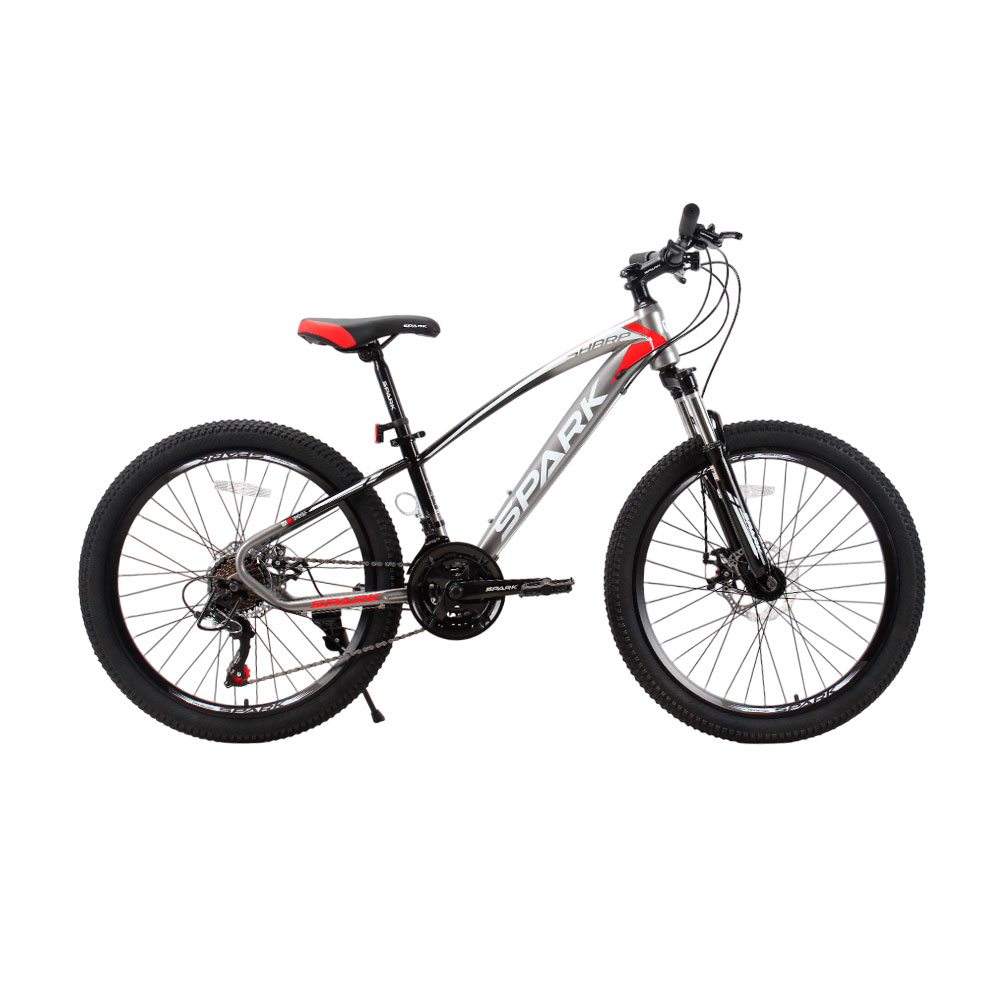Купить Велосипед SPARK SHARP JR. (колеса - 24", сталева рама - 12") сірий із чорним