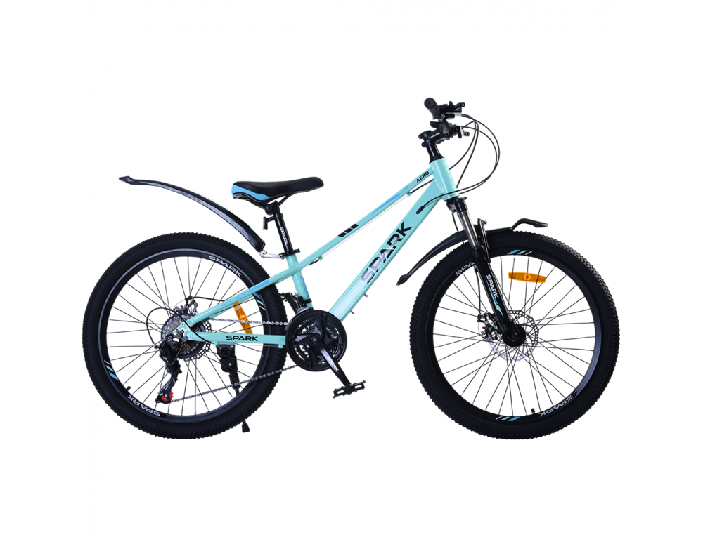 Велосипед SPARK AERO (колеса - 24", алюминиевая рама - 11") голубой