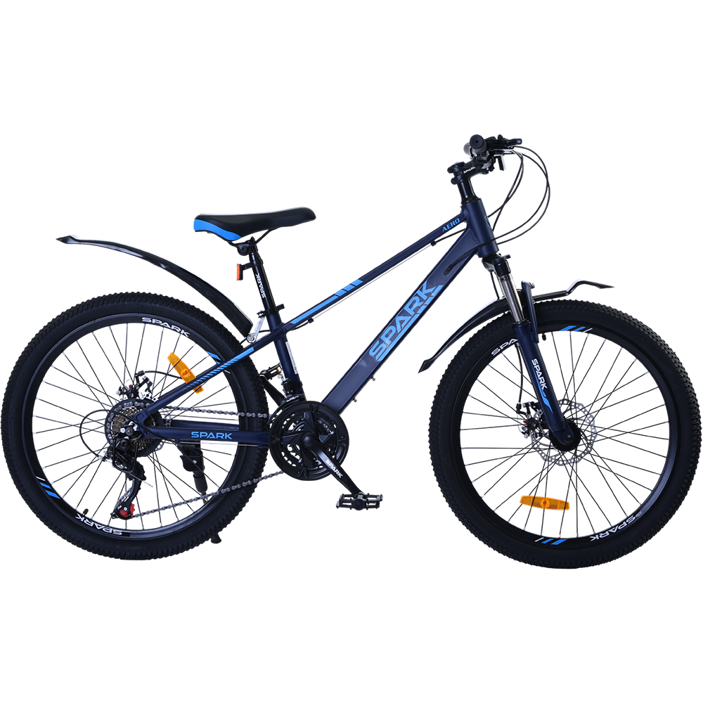 Купить Велосипед SPARK AERO (колеса - 24", алюминиевая рама - 12") тёмно-синий