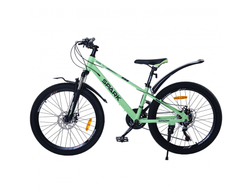 Велосипед SPARK AERO (колеса - 24", алюминиевая рама - 12") салатовый