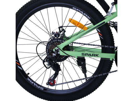 Велосипед SPARK AERO (колеса - 24", алюминиевая рама - 12") салатовый