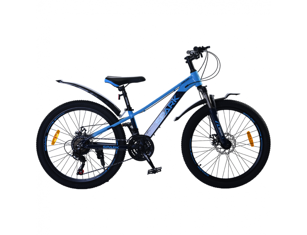 Велосипед SPARK AIRCORE (колеса - 24", алюминиевая рама - 11") голубой с тёмно-синим