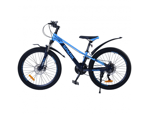Велосипед SPARK AIRCORE (колеса - 24", алюминиевая рама - 11") голубой с тёмно-синим