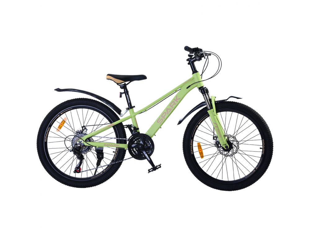 Велосипед SPARK AIRCORE (колеса - 24", алюминиевая рама - 11") салатовый