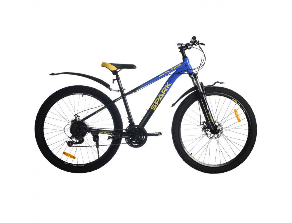 Велосипед SPARK APEX (колеса – 27,5", сталева рама – 15") синій з чорним