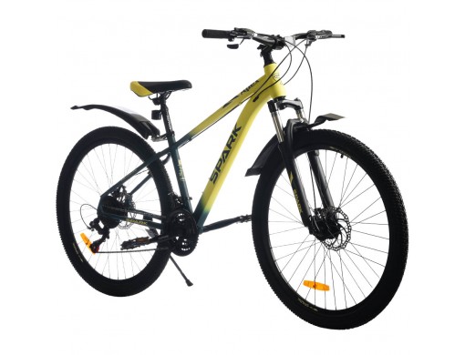 Велосипед SPARK APEX (колеса – 27,5", сталева рама – 15") жовтий із зеленим
