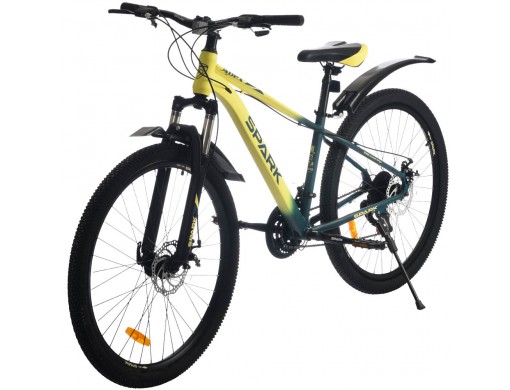 Велосипед SPARK APEX (колеса – 27,5", сталева рама – 15") жовтий із зеленим