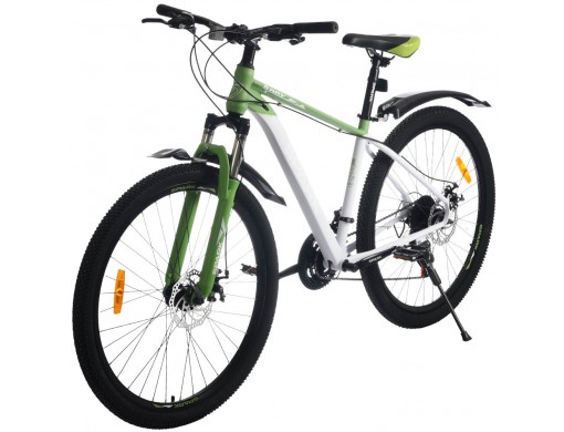 Велосипед SPARK APEX (колеса – 27,5", сталева рама – 17") зелений із світло-сірим